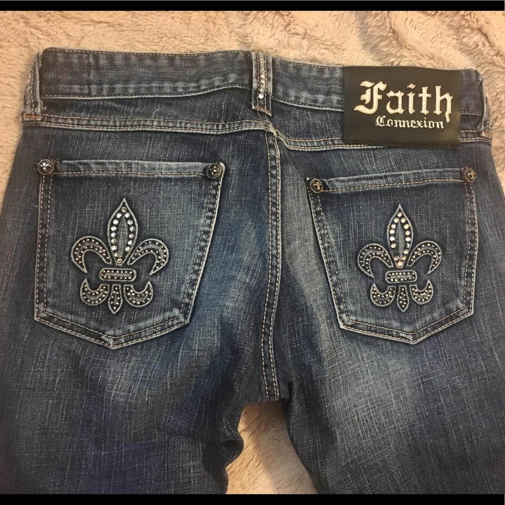 Faith Connexion Bling Designer Jeans Size 29